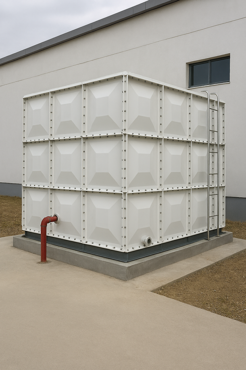 Endüstriyel Ortamda Modüler Su Deposu